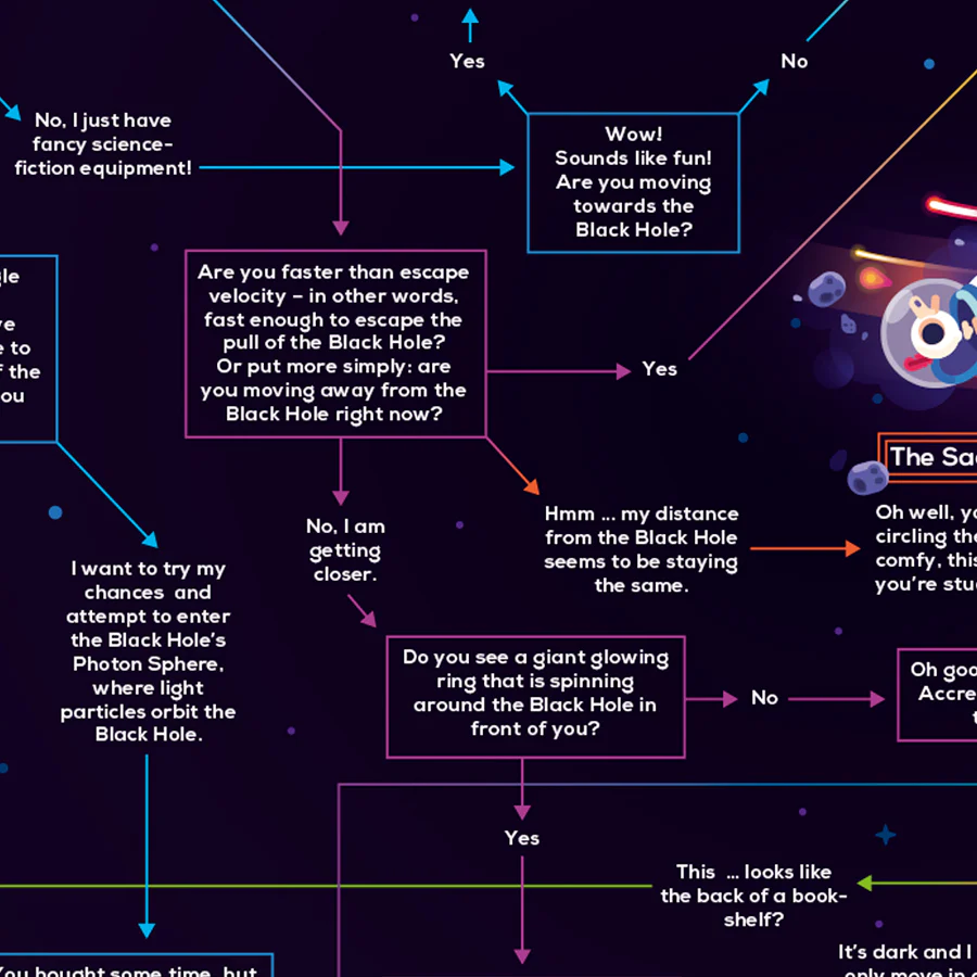 Choose Your Own Black Hole Adventure Poster - Image 4