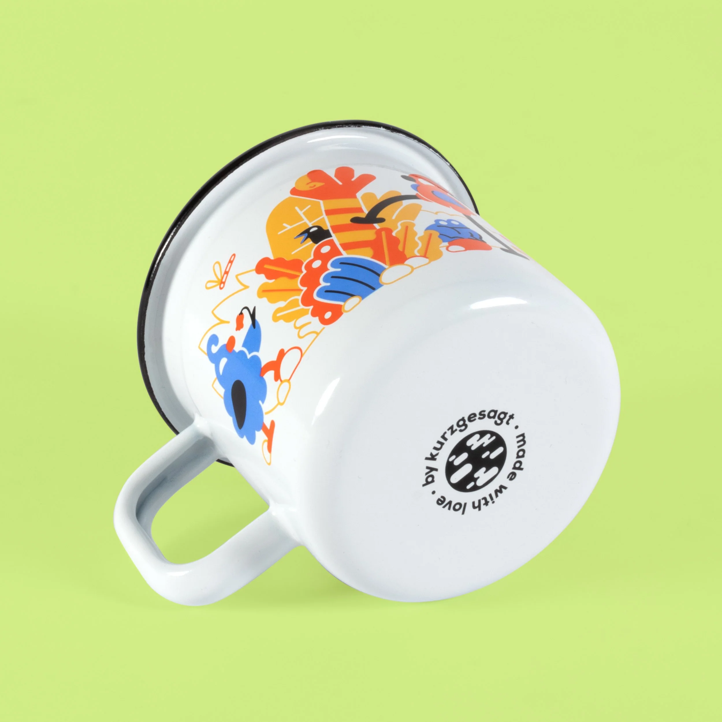 Duck & Friends Enamel Mug - Image 3