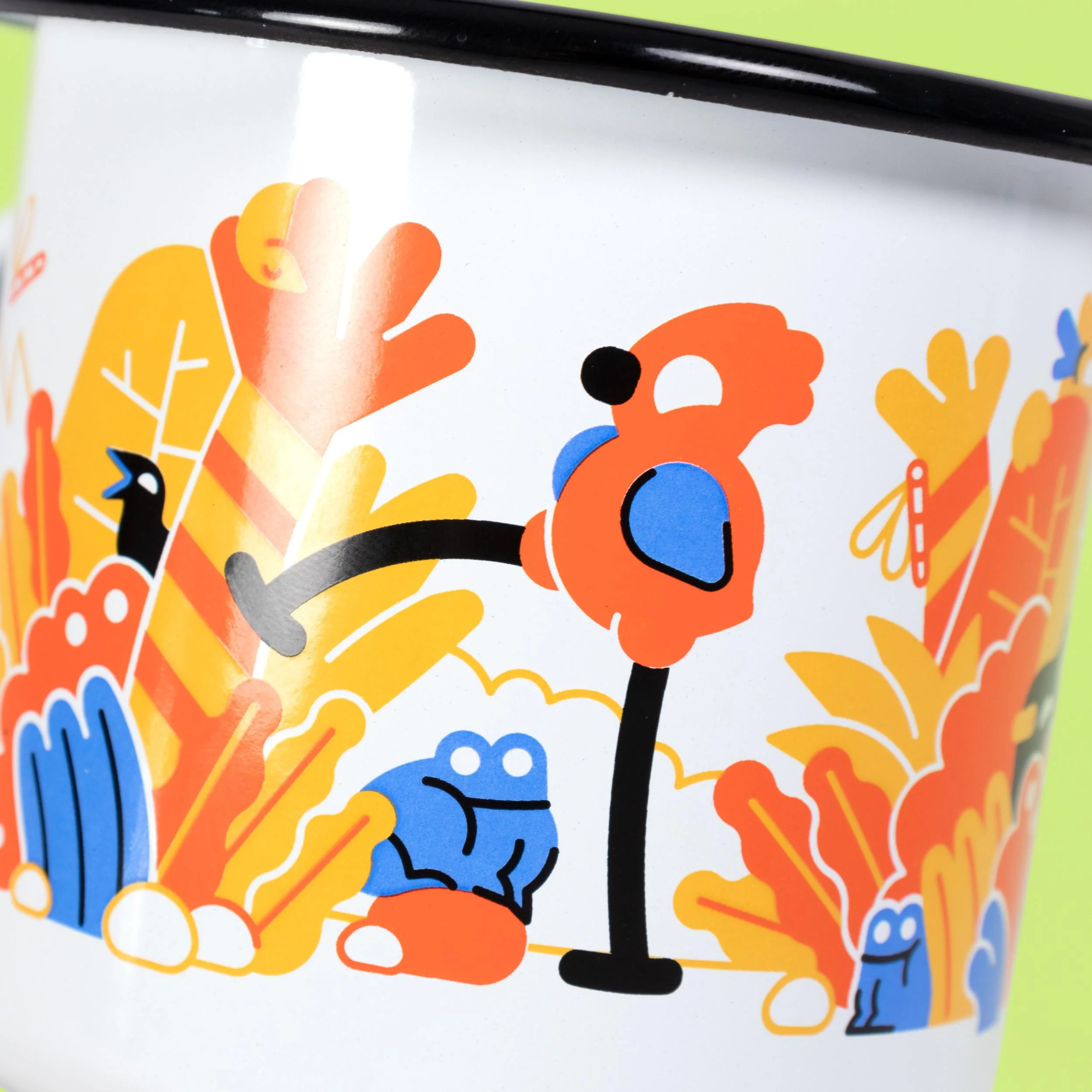 Duck & Friends Enamel Mug - Image 4