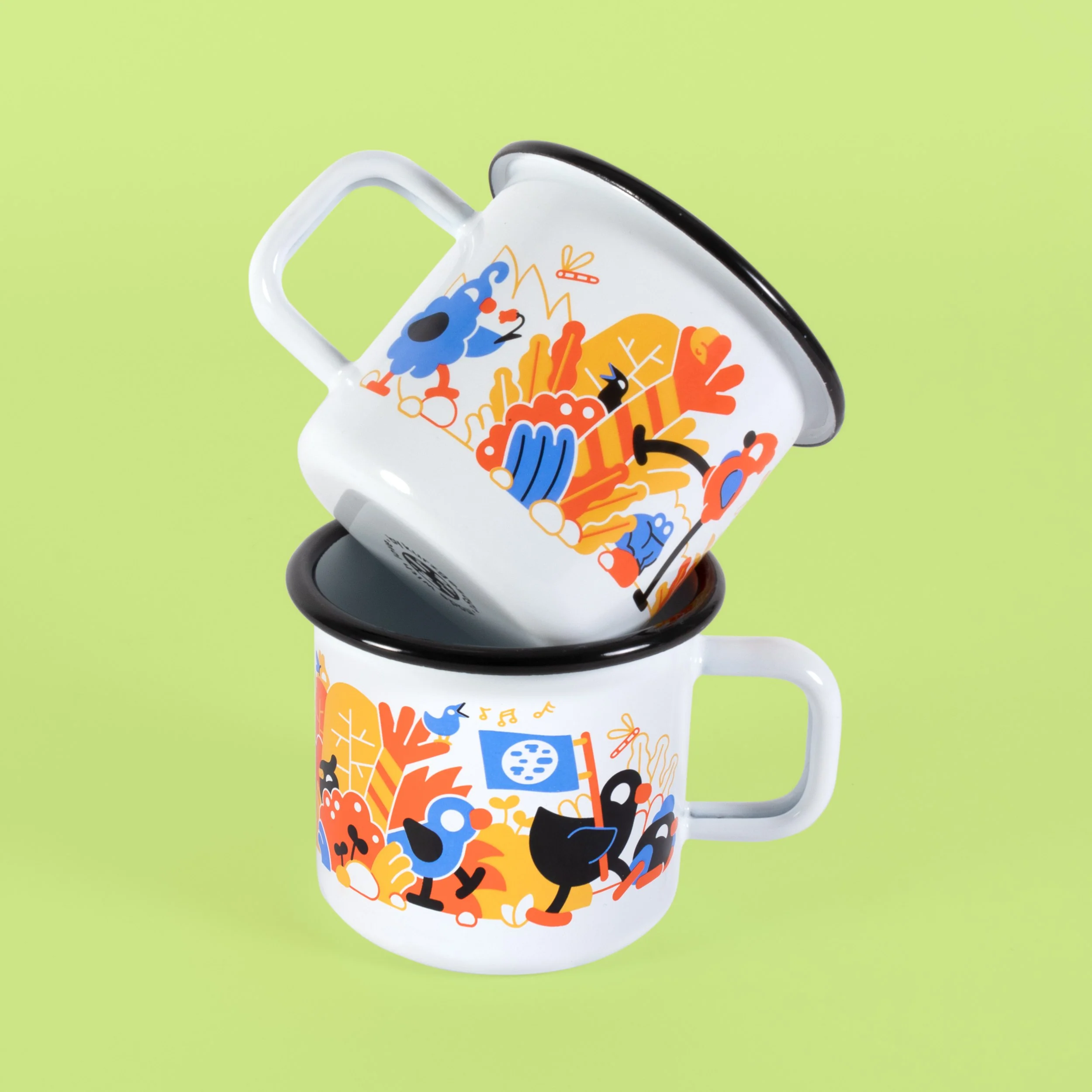 Duck & Friends Enamel Mug - Image 5