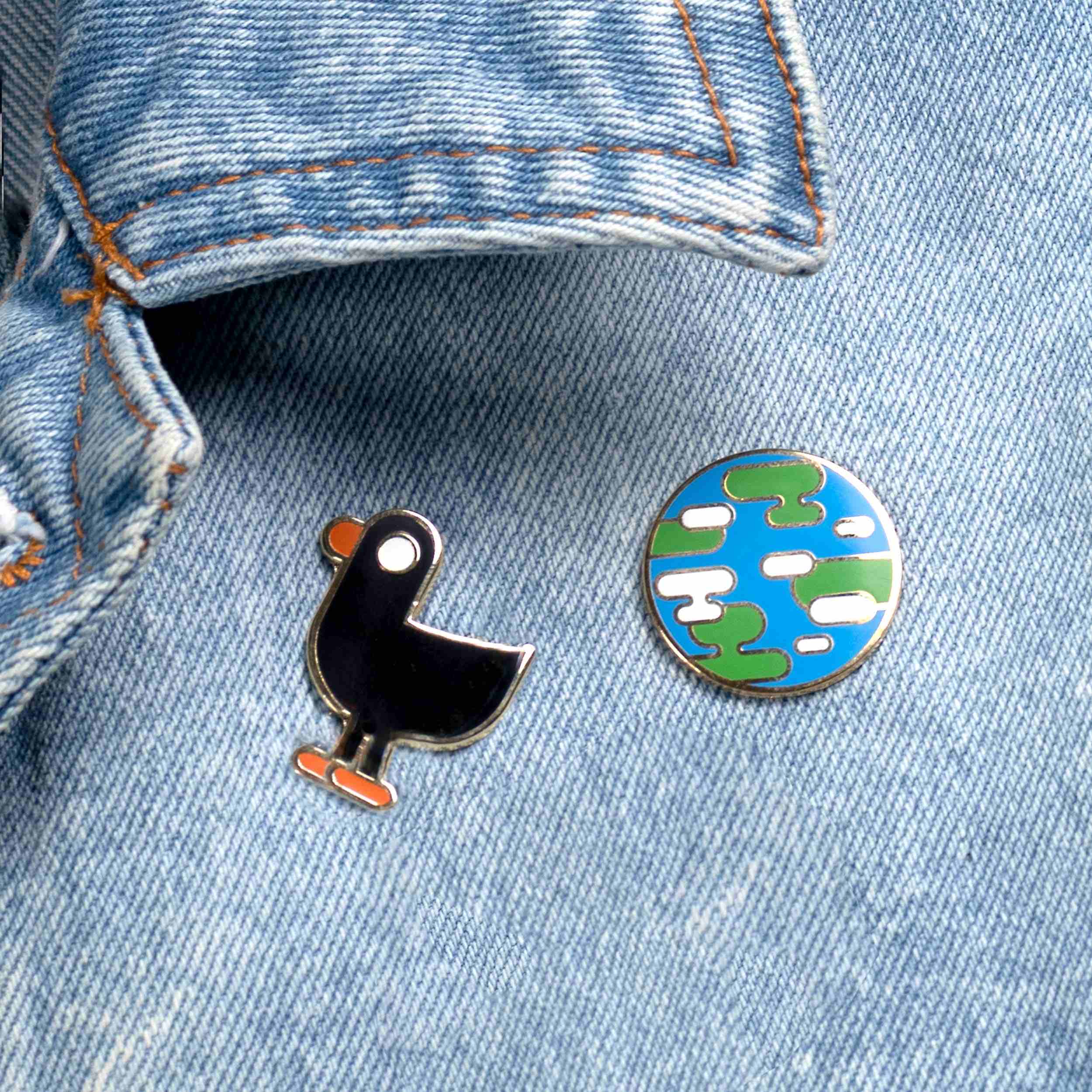 Earth Enamel Pin - Image 3